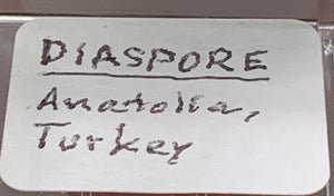 Diaspore (var. Zultanite), Turkey