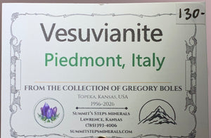 Vesuvianite, Piedmont, Italy