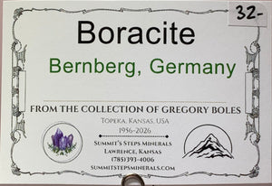 Boracite, Germany