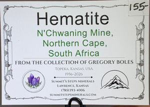 Hematite, N'Chwaning Mine, South Africa