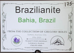 Brazilianite, Bahia, Brazil