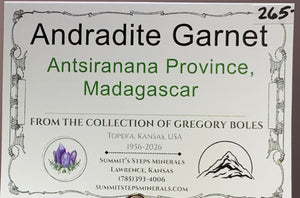 Andradite Garnet, Madagascar