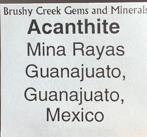 Acanthite, Guanajuato, Mexico