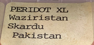 Peridot, Waziristan, Pakistan
