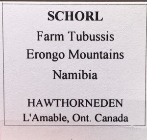 Schorl Tourmaline, Namibia