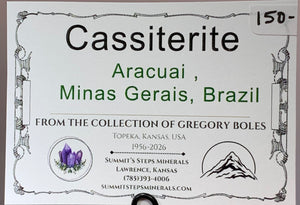 Cassiterite, Aracuai, Brazil