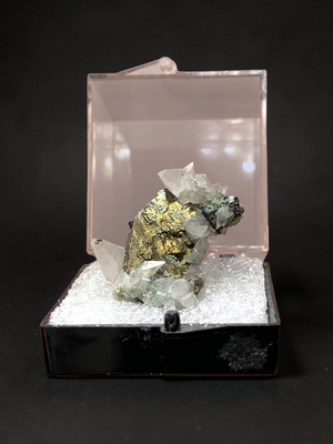 Calcite On Chalcopyrite, Camp Bird Mine, Colorado