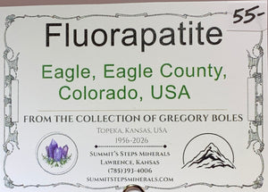 Fluorapatite, Eagle, Colorado