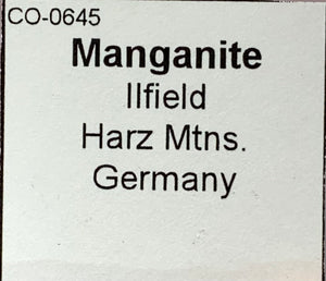 Manganite, ILfeld, Germany