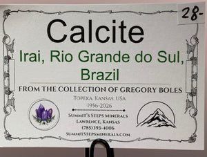 Calcite, Irai, Brazil