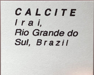 Calcite, Rio Grande do Sul, Brazil