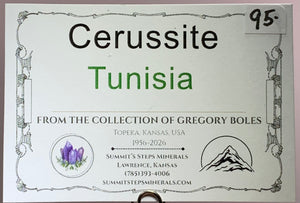 Cerussite, Tunisia