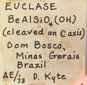 Euclase, Brazil