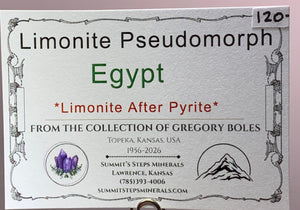 Limonite Pseudomorph, Egypt