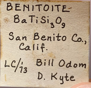 Benitoite, California
