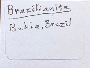 Brazilianite, Bahia, Brazil
