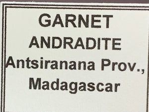 Andradite Garnet, Madagascar