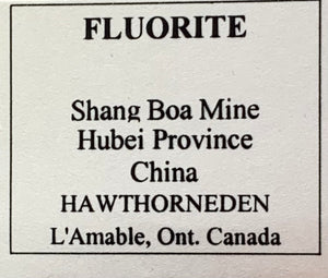 Fluorite, De'an Mine, China