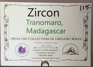 Zircon, Madagascar