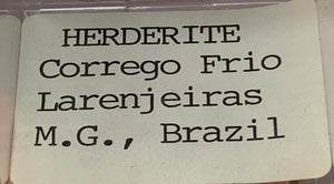 Herderite, Corrego Frio, Brazil
