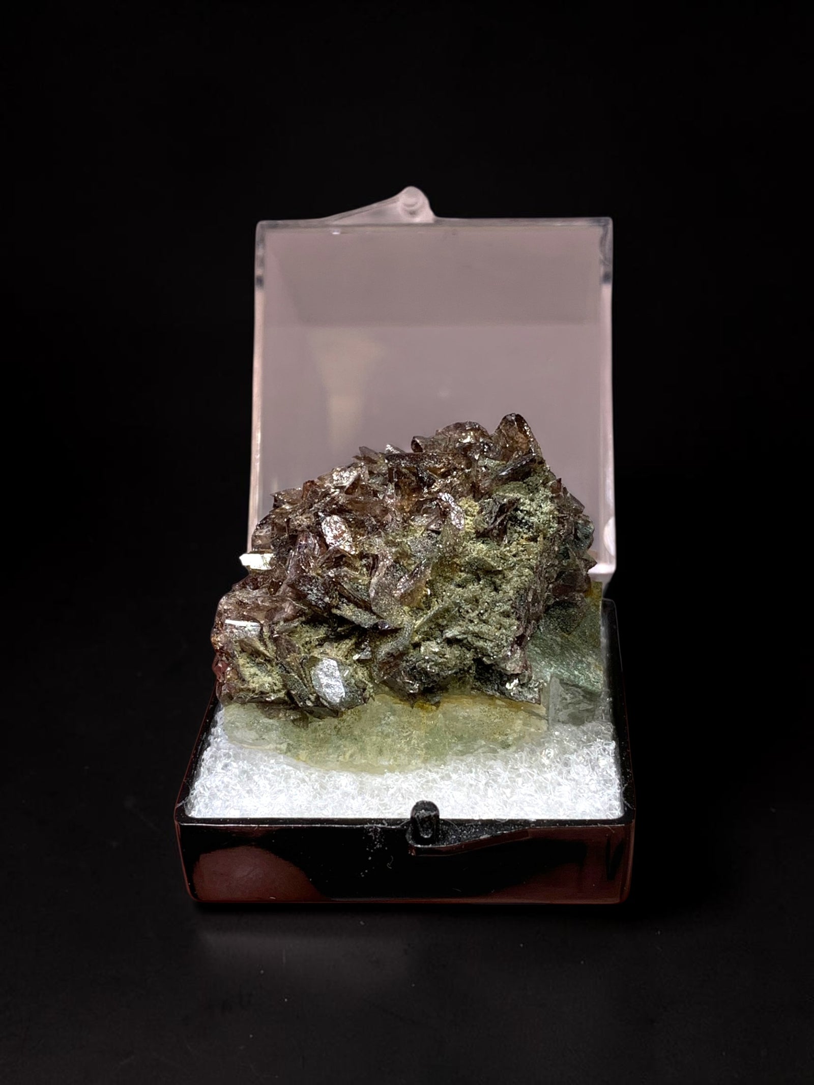 Axinite w/ Chlorite & Adularia, Switzerland