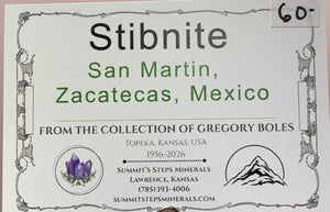 Stibnite, San Martin, Mexico