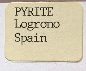 Pyrite, Logrono, Spain