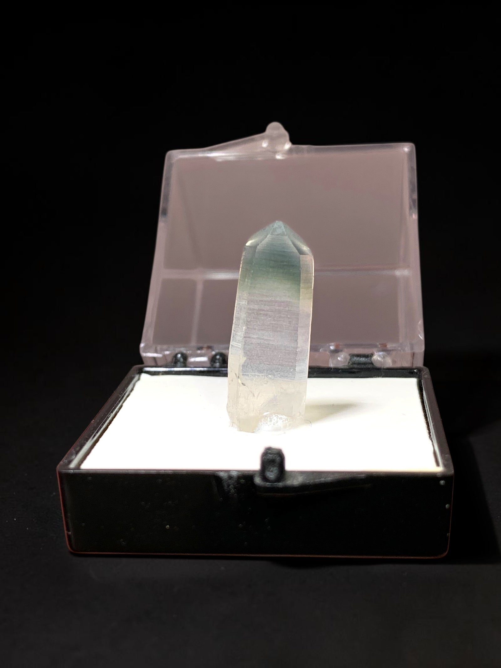 Quartz w/ Riebeckite Inclusions, Ganesh, Nepal