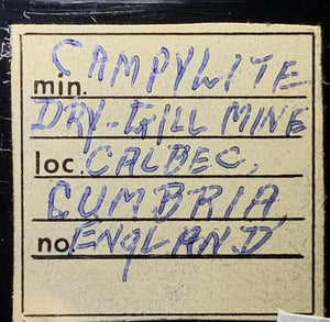 Campylite, Dry Gill Mine, England