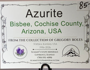 Azurite, Bisbee, Arizona