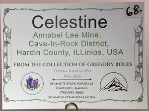 Celestine, Annabel Lee Mine, ILLinios