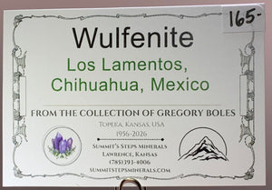 Wulfenite, Los Lamentos, Mexico