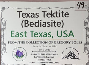 Bediasite (Texas Tektite)