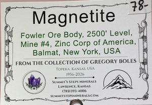 Magnetite, Balmat, New York