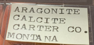 Aragonite Stalactite, Alzada, Montana