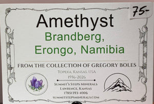 Amethyst, Brandberg, Namibia