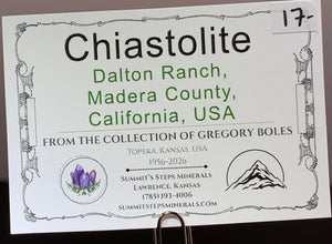 Chiastolite, Dalton Ranch, California