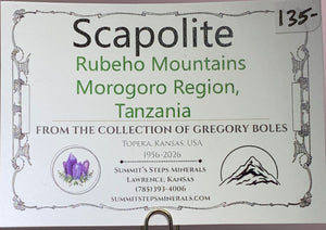 Scapolite, Rubeho Mtns., Tanzania