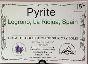 Pyrite, Logrono, Spain