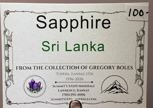 Sapphire, Sri Lanka