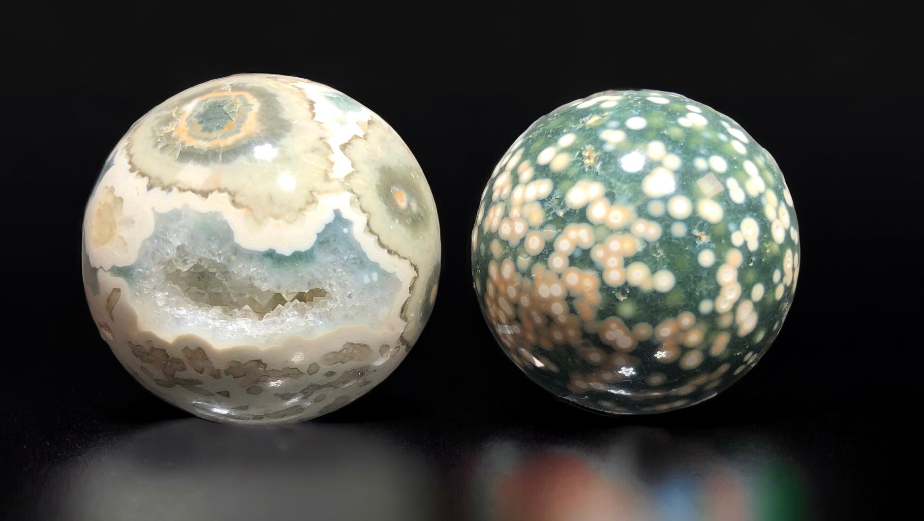 Ocean Jasper Spheres (2)