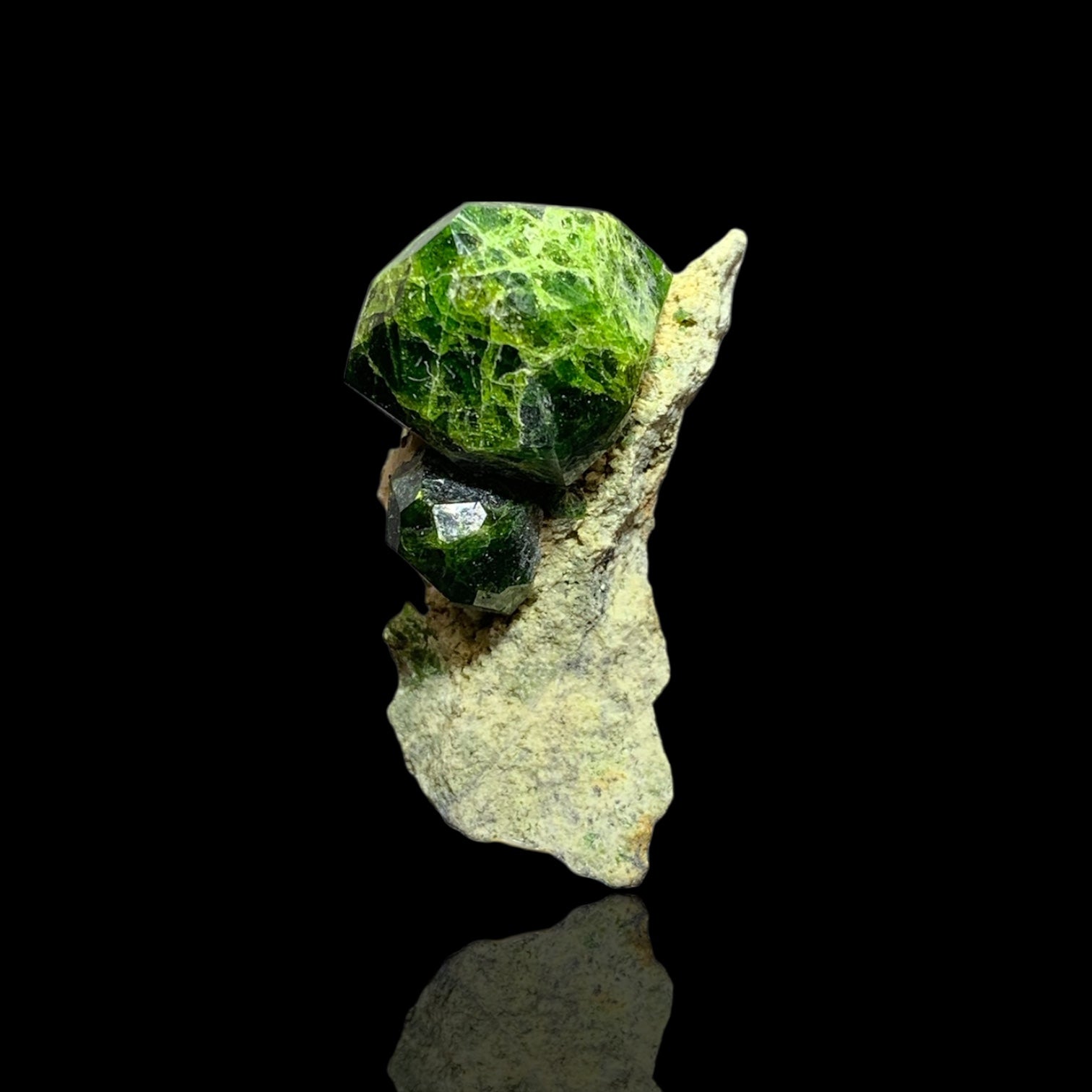 Demantoid Garnet, West Azerbaijan Province, Iran.