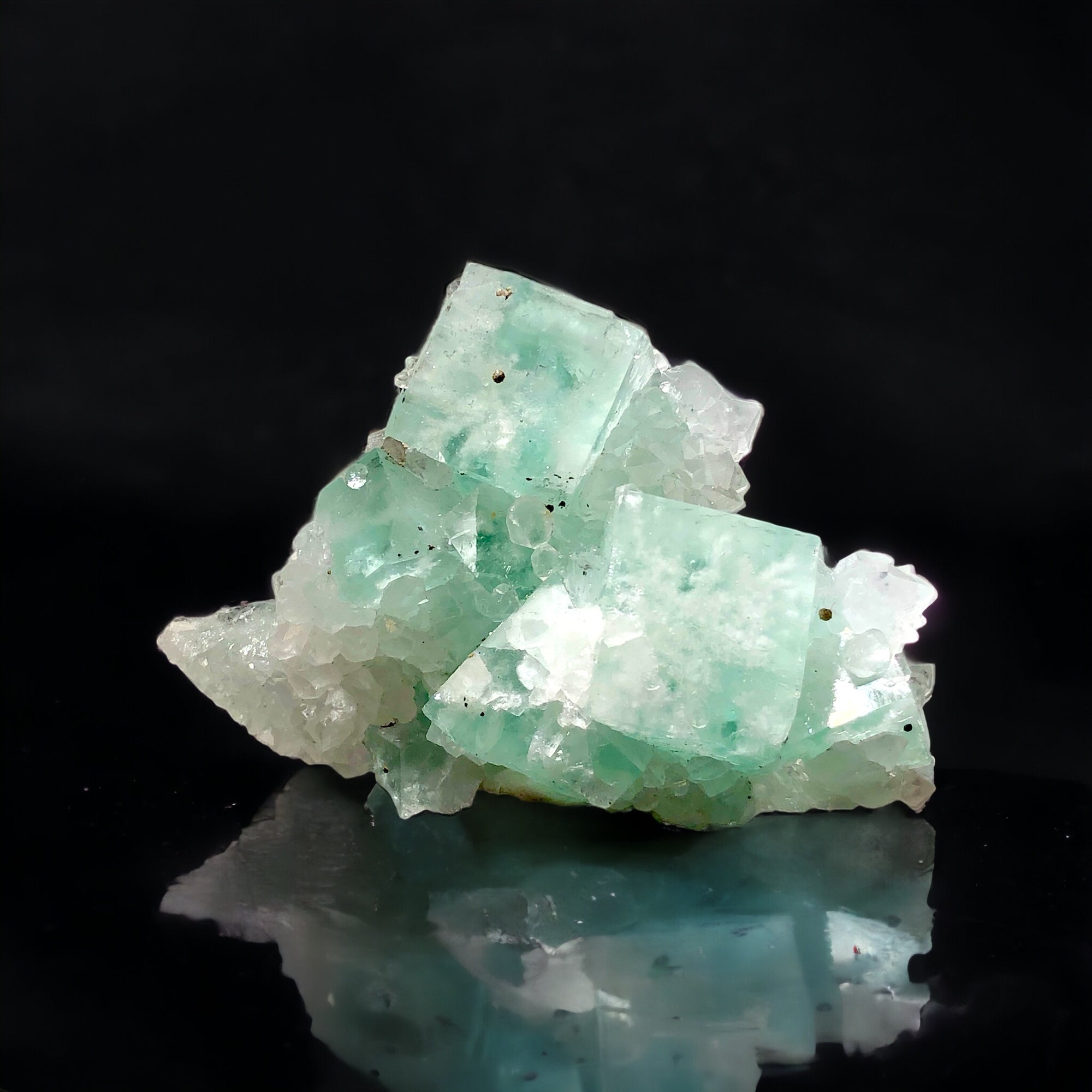 Fluorite w/ Quartz, El Hammam Mine, Morocco