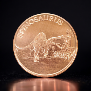 1 Oz Copper Coin (Spinosaurus), Michigan