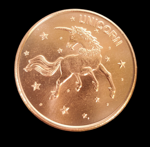 1 Oz Copper Coin (Unicorn), Michigan