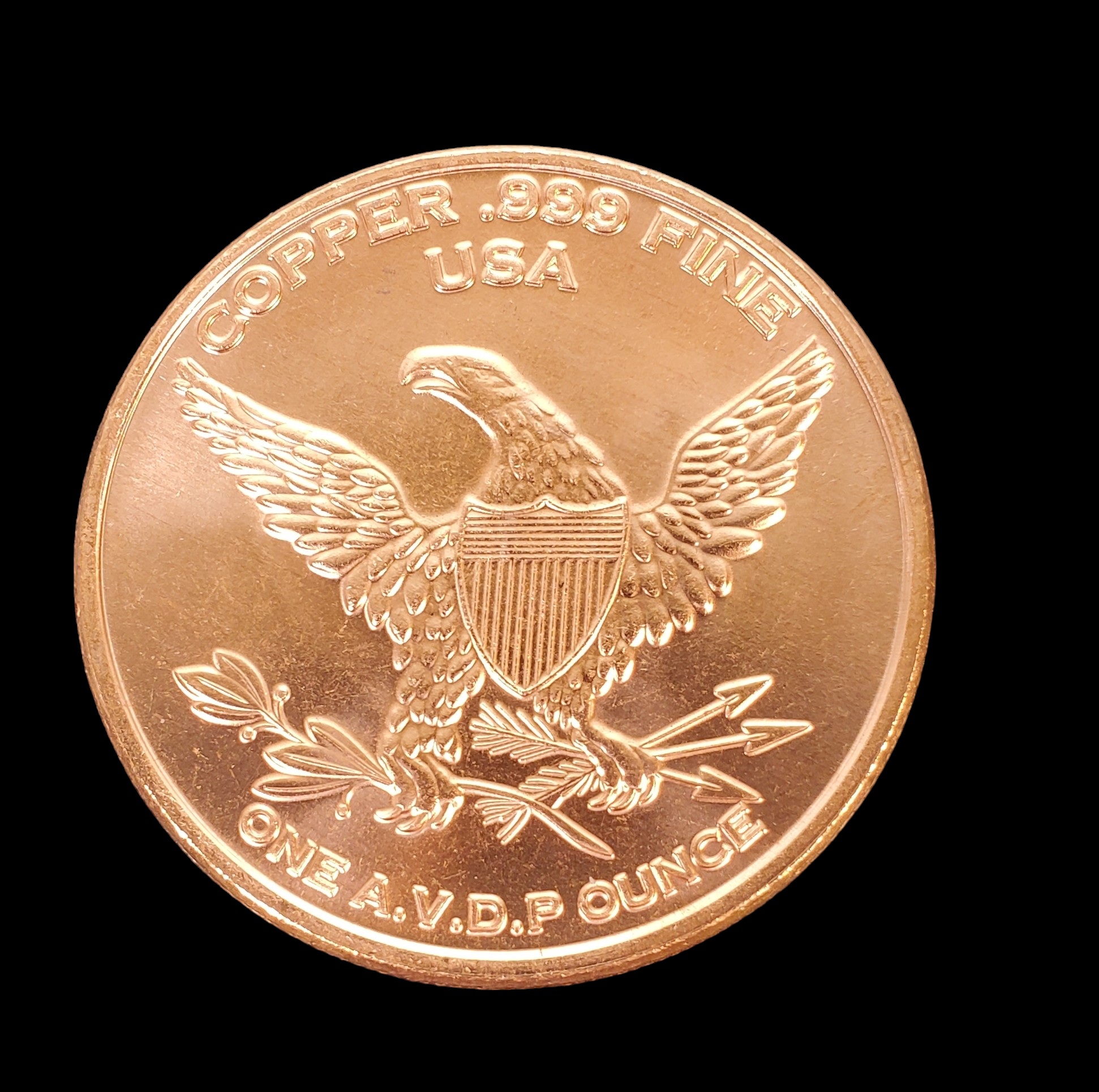 1 Oz Copper Coin (Moose), Michigan
