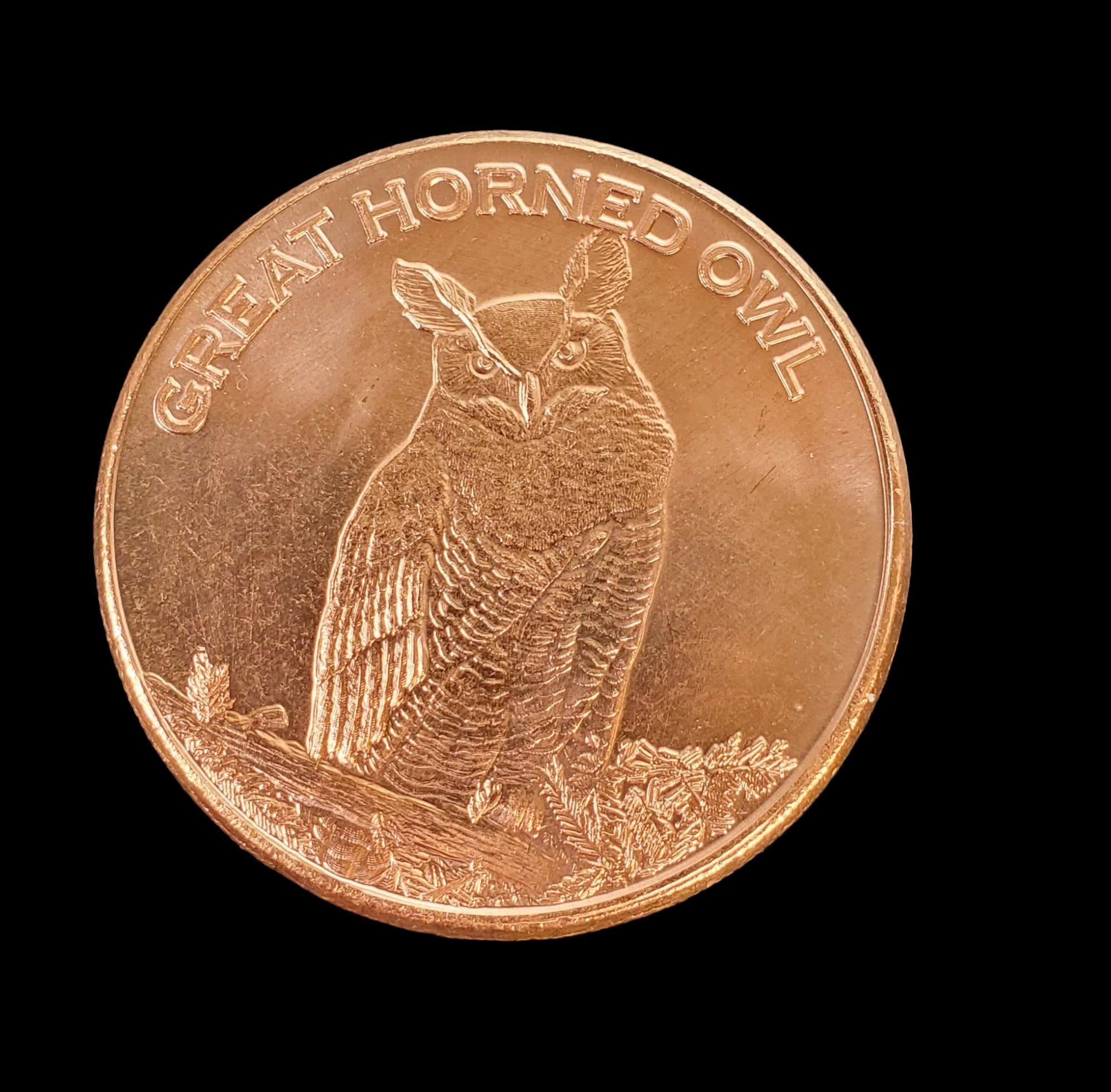 1 Oz Copper Coin (Owl), Michigan