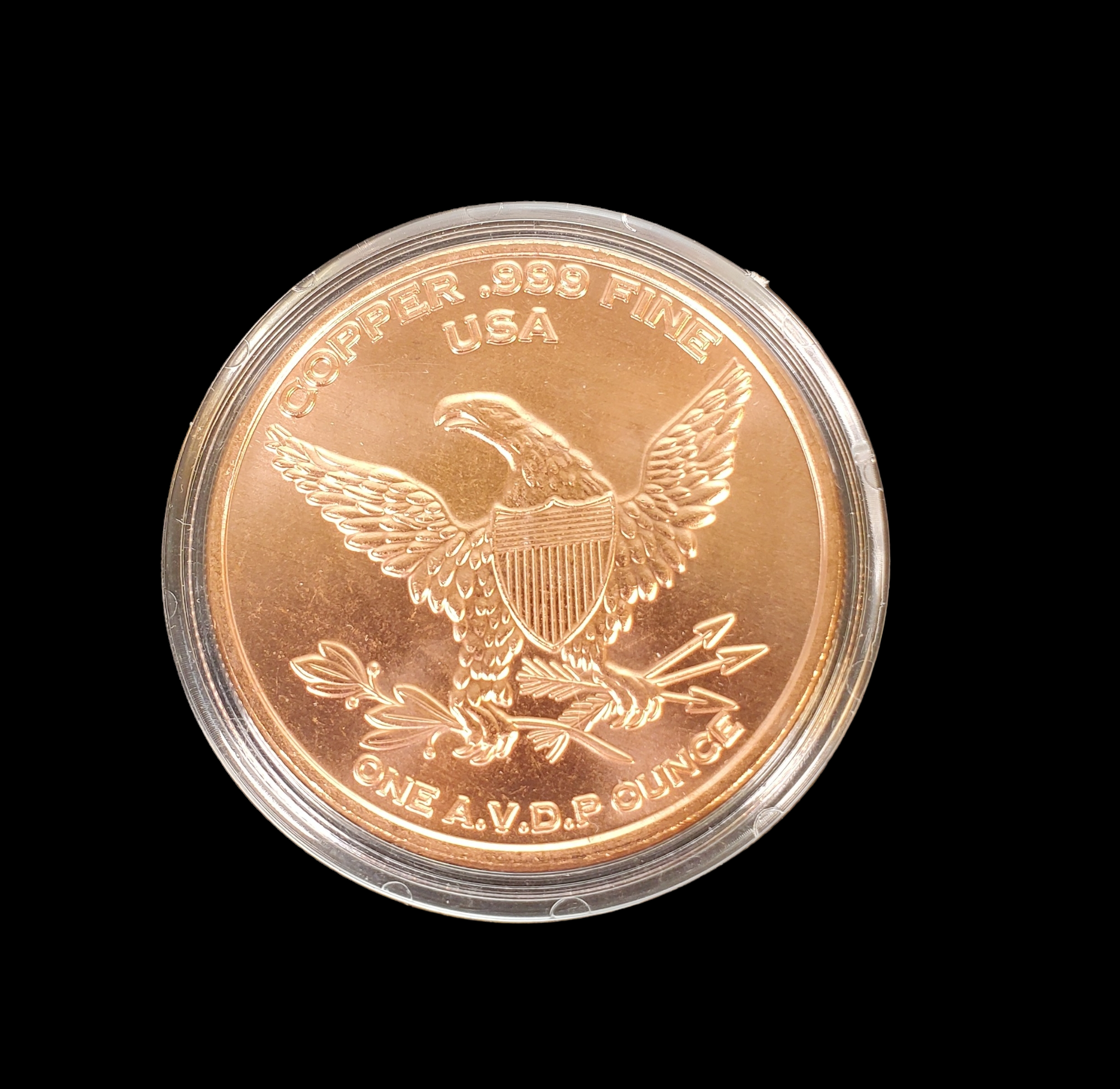 1 Oz Copper Coin (Megalodon Shark), Michigan