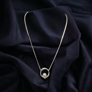 Silver Pearl Pendant