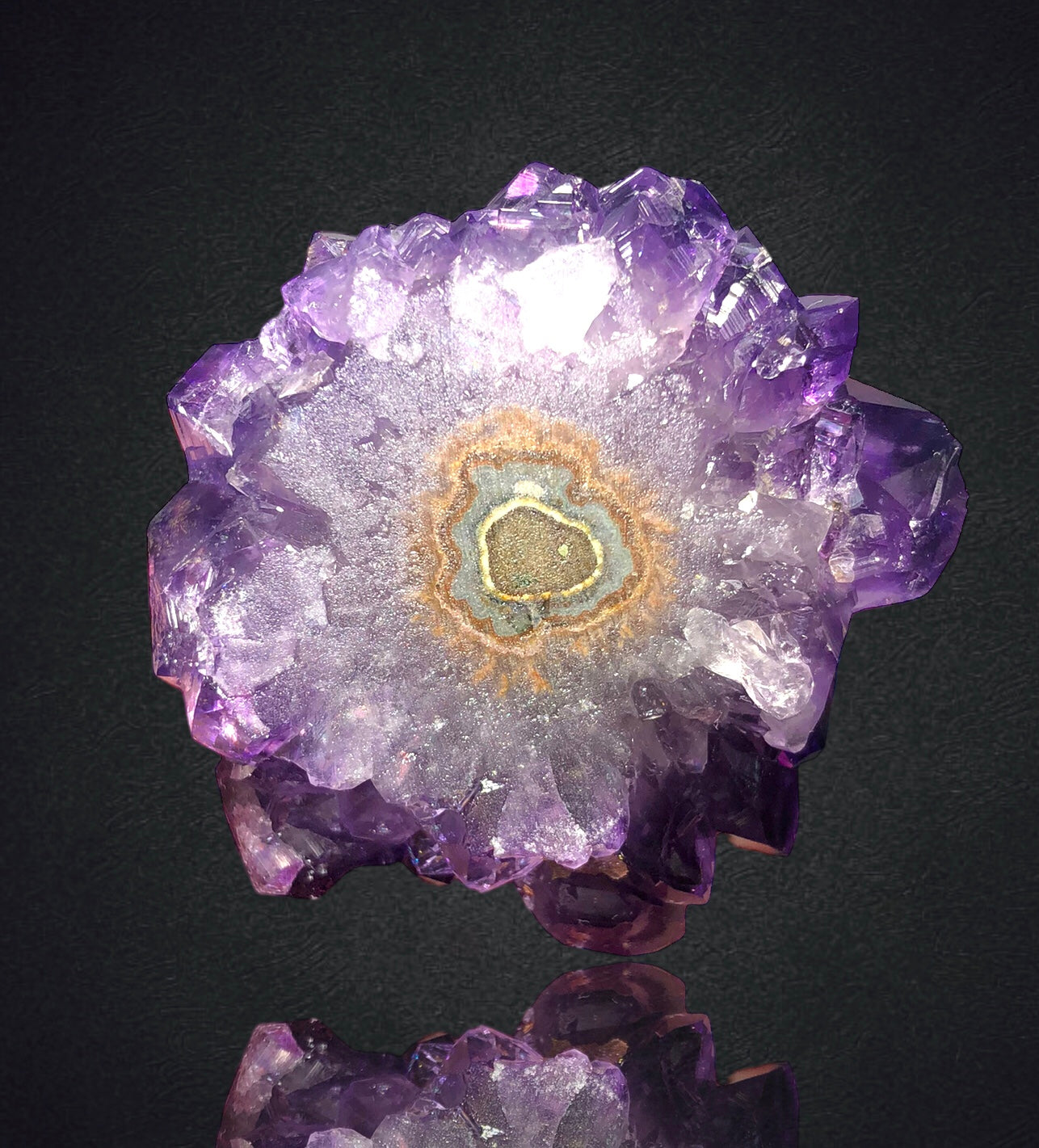 Amethyst Stalactite Flower, Uruguay